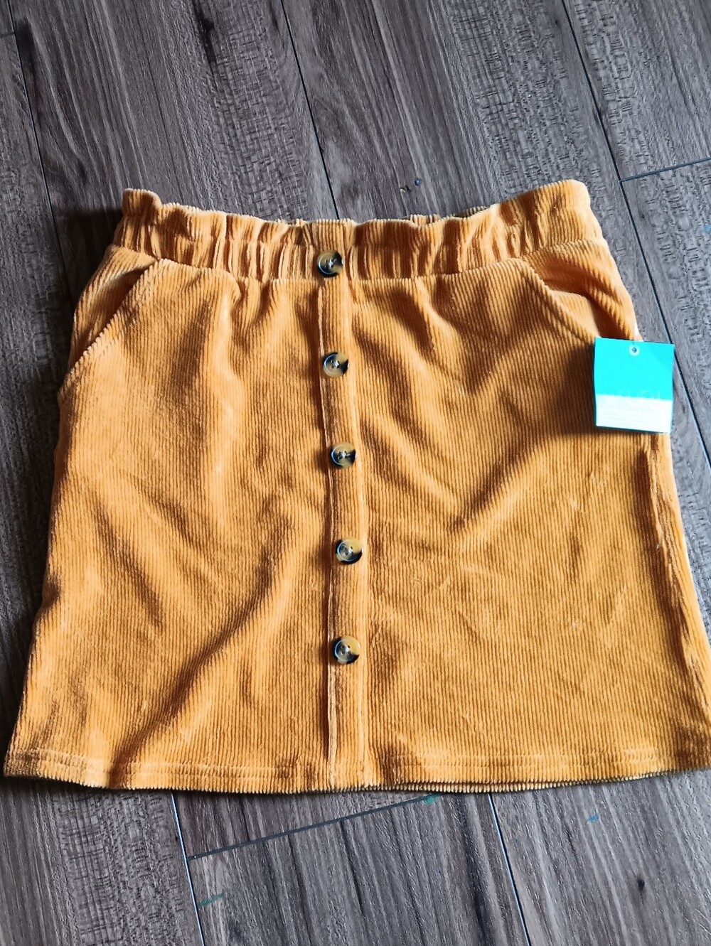 NWT 70s Vintage Corduroy Mini Skirt